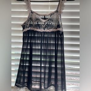 Wacoal black and  Lacy Cami Womens Small Pink Lace Trim Camisole